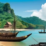 코스타리카 스페인 식민지 시대 - A detailed historical scene depicting the early Spanish colonization of Costa Rica in the 1560s: Spa...