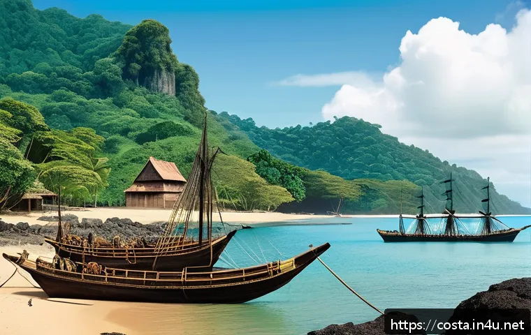 코스타리카 스페인 식민지 시대 - A detailed historical scene depicting the early Spanish colonization of Costa Rica in the 1560s: Spa...